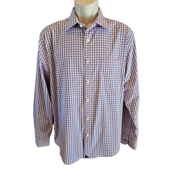 Untuckit nylon blend long sleeve performance button up size large EUC ^ - Picture 1 of 7